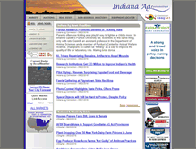 Tablet Screenshot of indianaagconnection.com